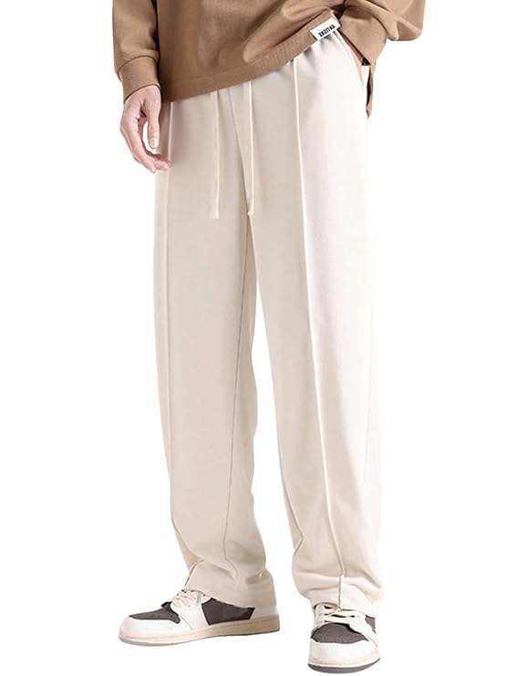 Men's Lycra Cargo Track Pants – Loose Fit Joggers for Men | Korean Style Travel & Lounge Wear with Pockets